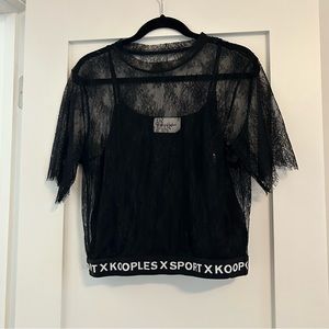 The Kooples lace short sleeve